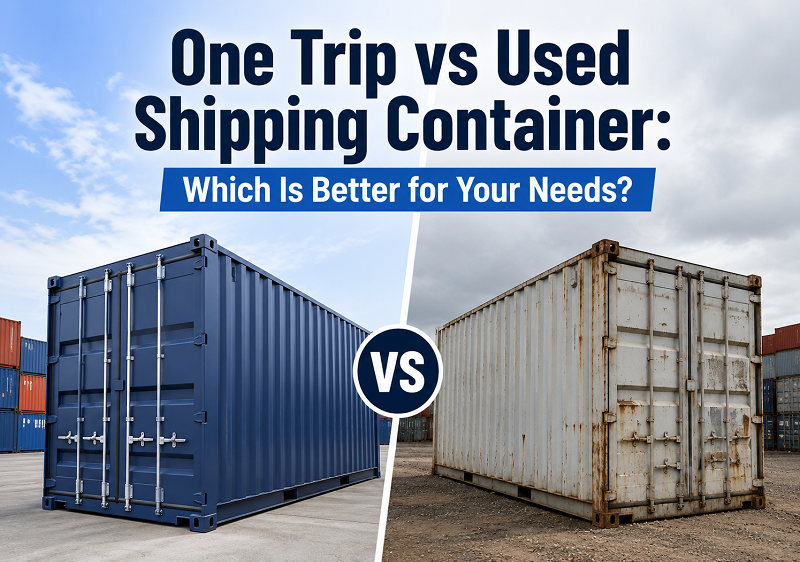One Trip vs Used Shipping Container: Which Is Better for Your Needs?